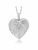 Locket Pendant Necklace Charm 1.5″ Engraved Flowers Heart Shape